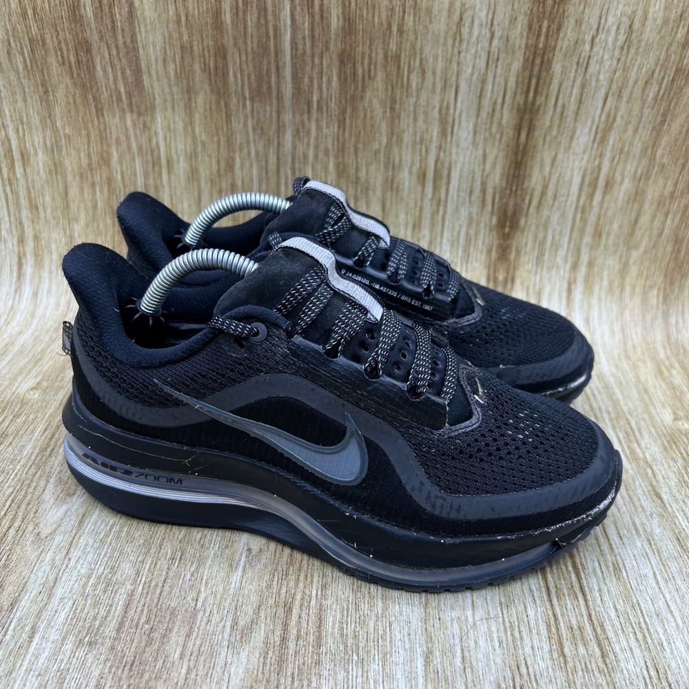 Nike Air Zoom Pegasus Premium Women's Size 6.5 Black Running Sneakers HQ2592-005